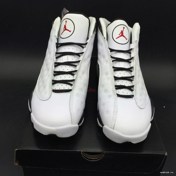 Rep Onekick JORDAN 888164-112 13 white black RETRO 
